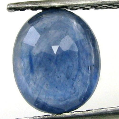 4.2Ct Natural Blue Sapphire (Neelam) Oval Cut Gemstone