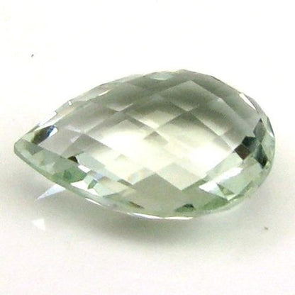 Superb 2.9Ct Natural Green Amethyst Pear Checker Cut Gemstone