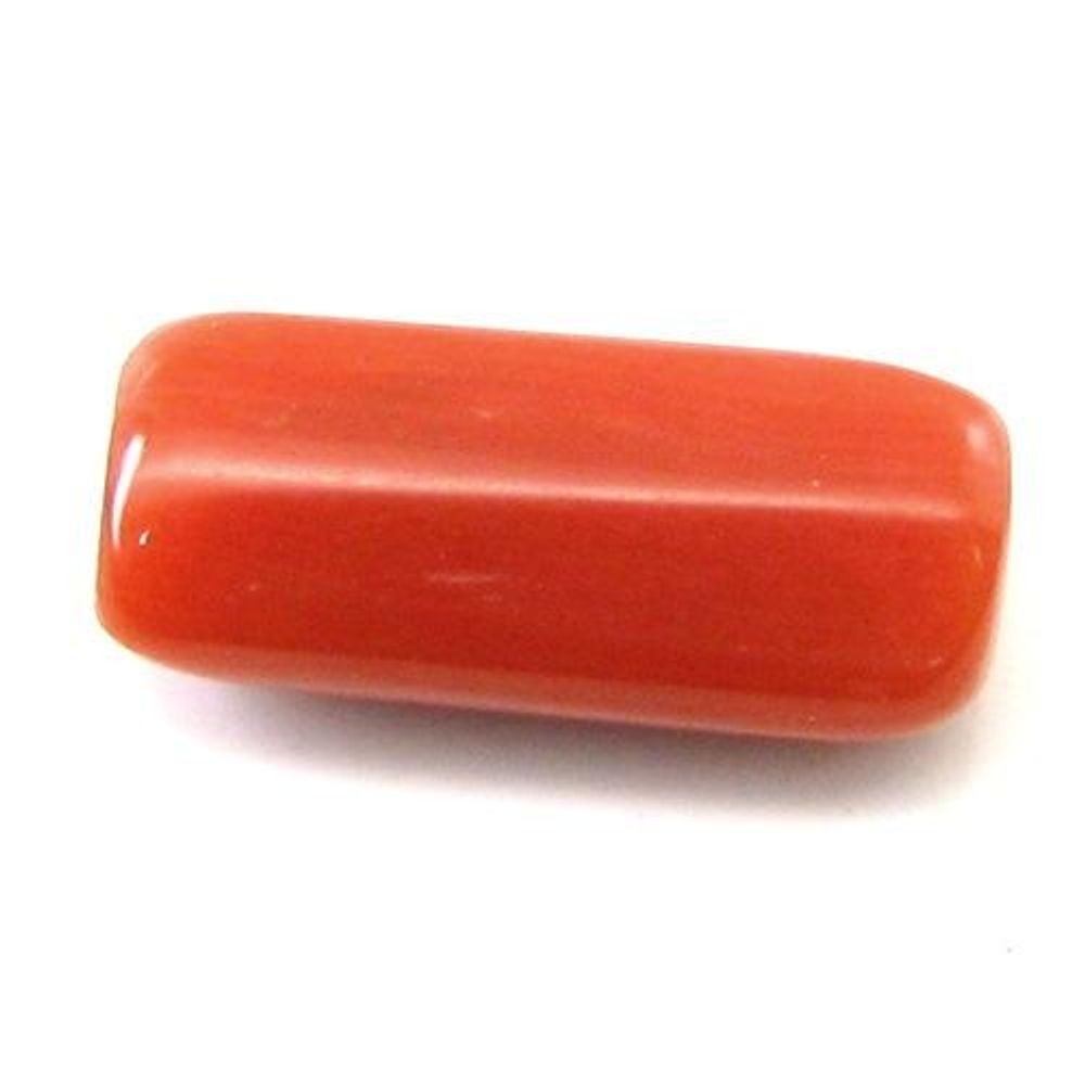 CERTIFIED 100% Natural 3.49Ct Red Coral Moonga Gemstone