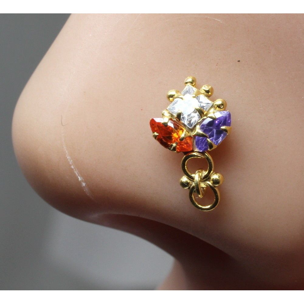 indian-nose-studmulti-color-cz-nose-stud-corkscrew-l-bend-nose-piercing-ring