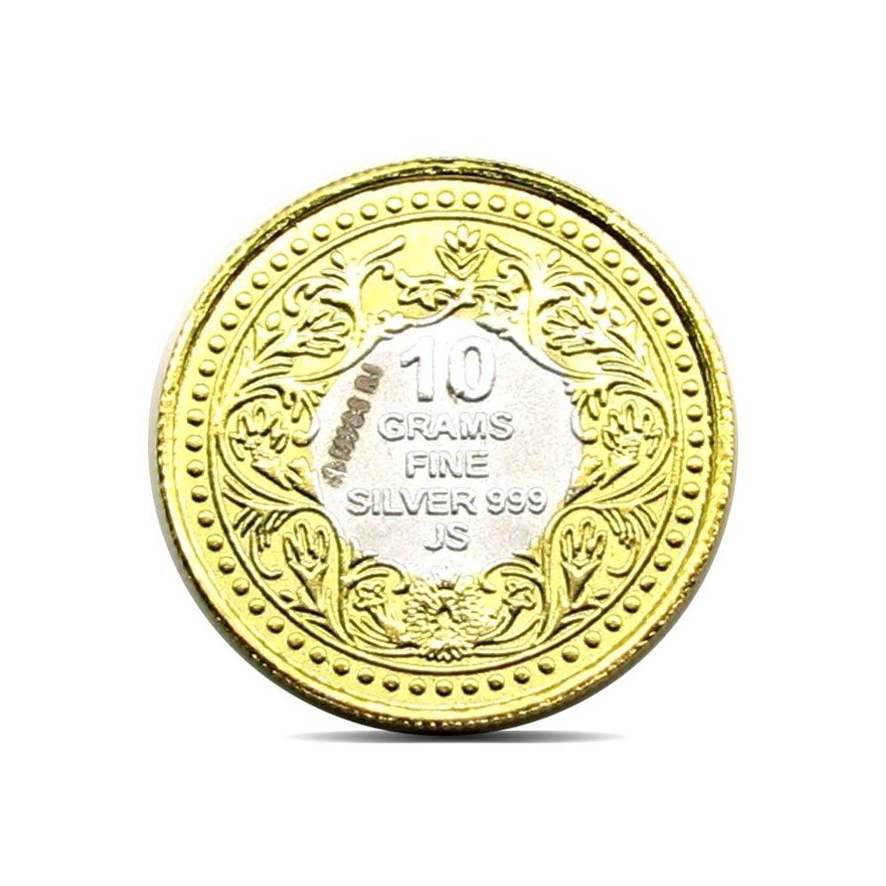 24K Gold Plating Pure Silver Coin 999