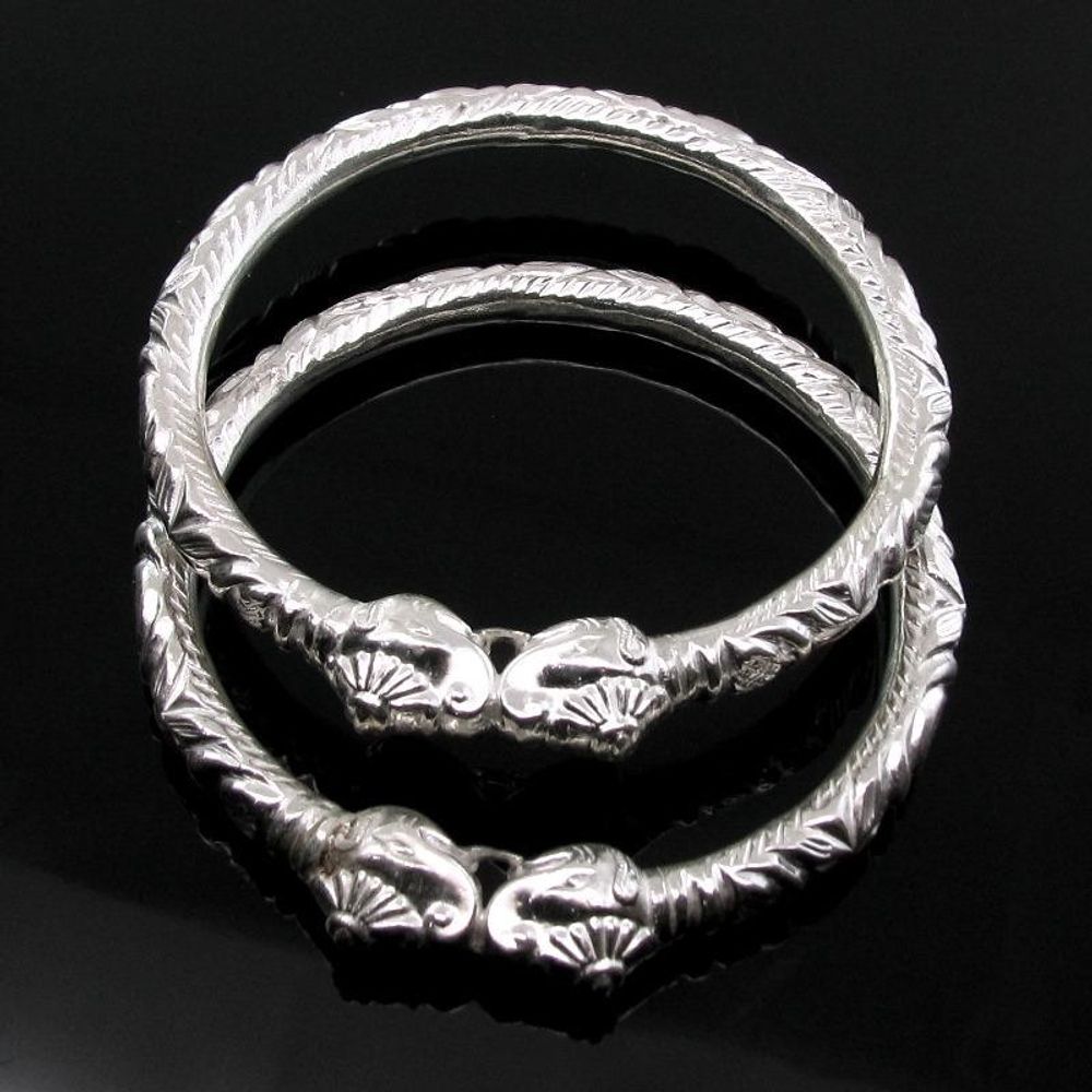 Real 925 Silver Bangles Bracelet