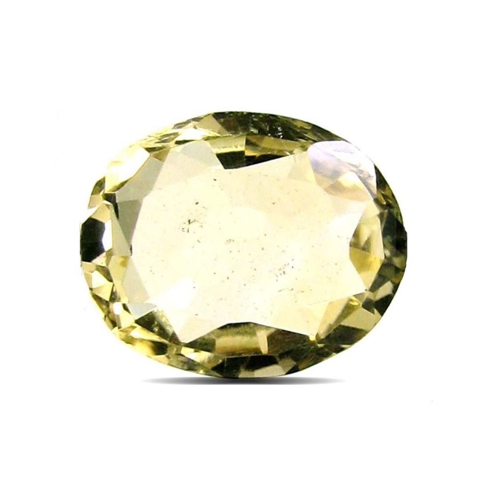 3.55Ct-Natural-Light-Yellow-Citrine-(Sunella)-Oval-Cut-Gemstone