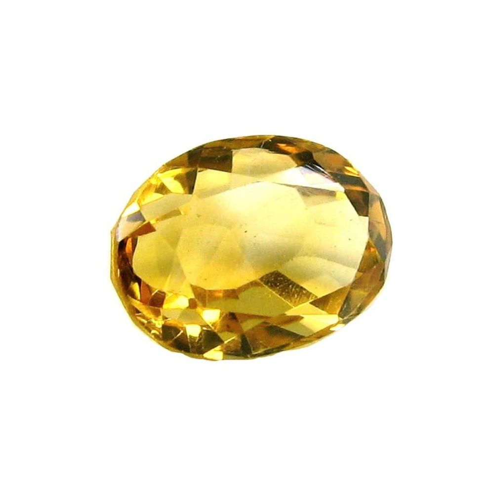 2.7Ct Natural Yellow Citrine (Sunella) Oval Cut Gemstone