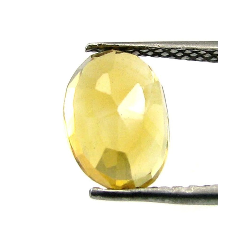 2.7Ct Natural Yellow Citrine (Sunella) Oval Cut Gemstone