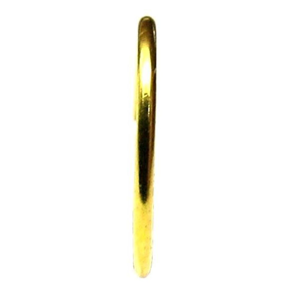 14k plain nath in real gold