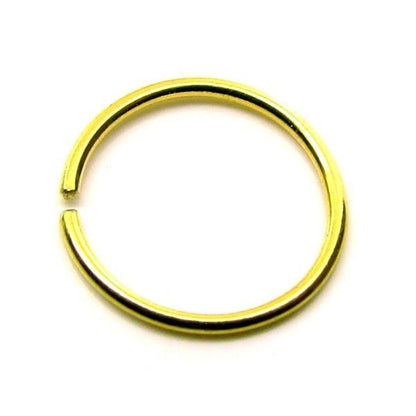 Plain Wire Nose Hoop Ring 22g