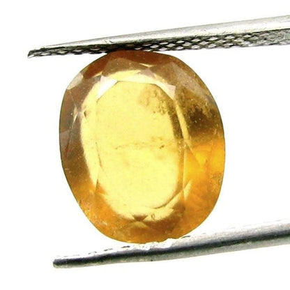 4.95Ct Natural Gomedh Hessonite Oval Cut Rashi Gemstone