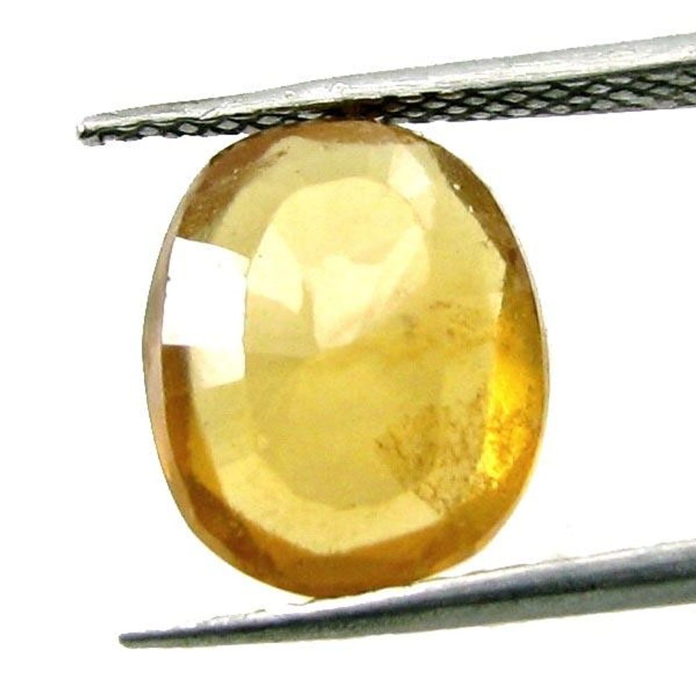 4.95Ct Natural Gomedh Hessonite Oval Cut Rashi Gemstone