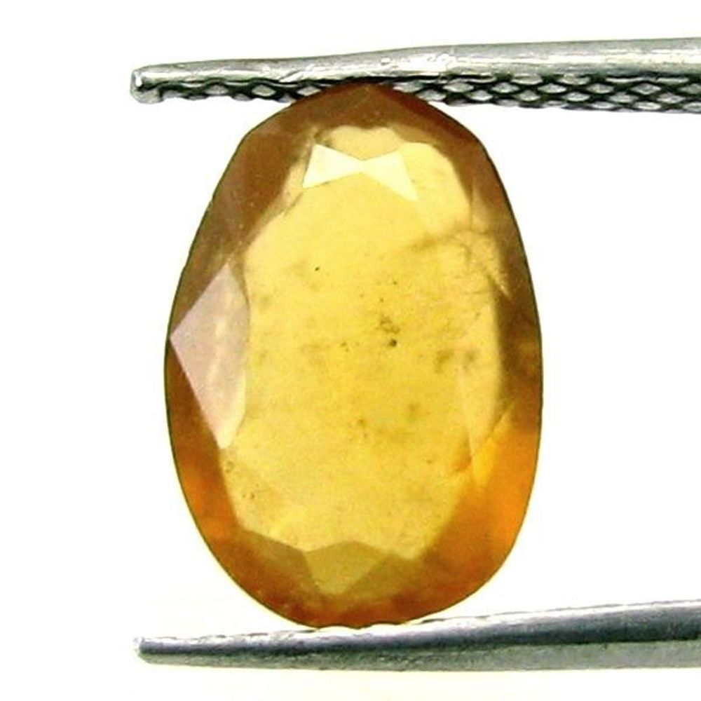 3.15Ct Natural Gomedh Hessonite Oval Cut Rashi Gemstone