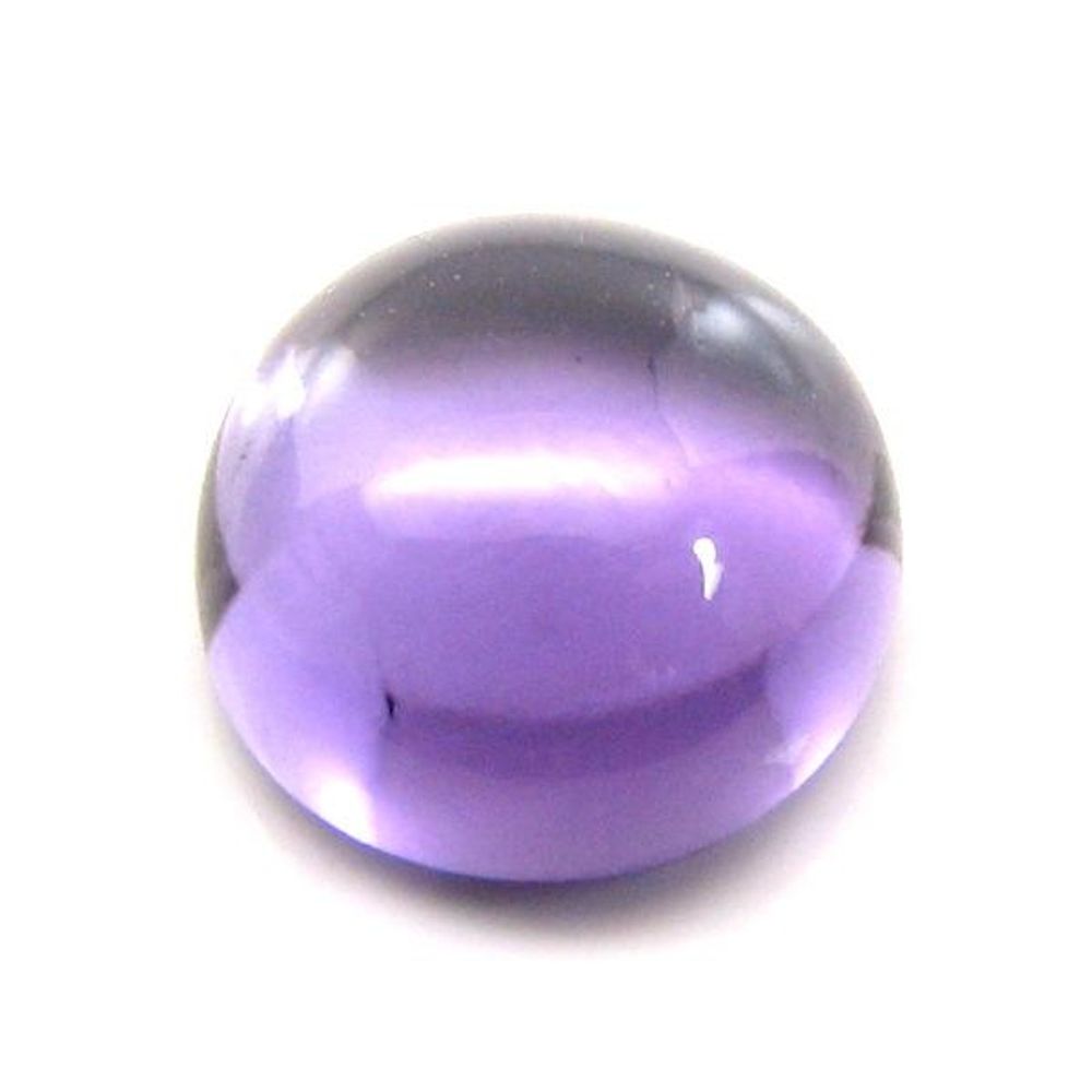 4.4Ct-Natural-Amethyst-(Katella)-Round-Cabochon-Gemstone