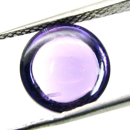 4.4Ct Natural Amethyst (Katella) Round Cabochon Gemstone