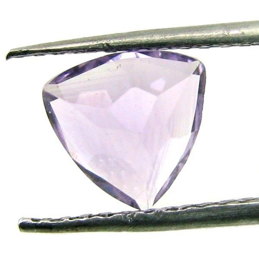 1.5Ct Natural Amethyst (Katella) Triangular Faceted Gemstone