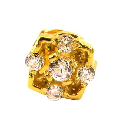 14k Solid Real Gold Screw Back Earring – Karizma Jewels