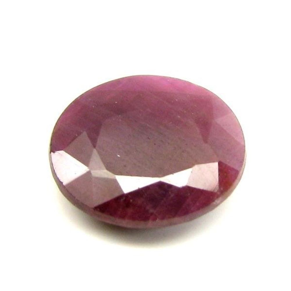 Ruby Rashi Stone 5.95Ct Natural Untreated Ruby (MANIK) Oval Cut Rashi Sun Gemstone ...