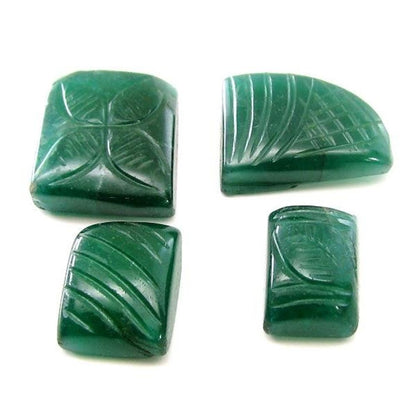 Green colored Natural Quartz Gemstone