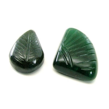 56.6Ct-2pc-Lot-of-Green-colored-Natural-Quartz-Gemstone