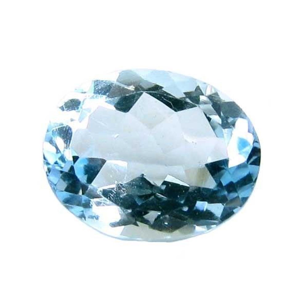 CERTIFIED-3.93Ct-Natural-Blue-TOPAZ-Oval-Faceted-Clear-Gemstone