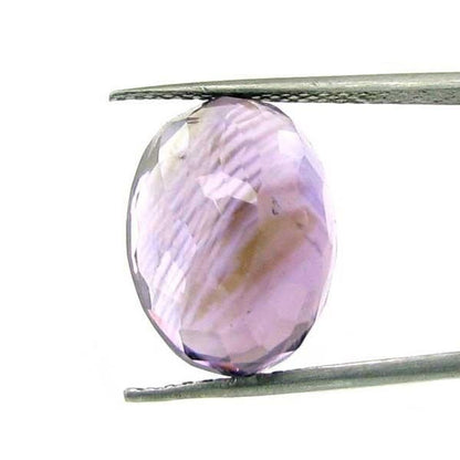 9.2Ct Natural Amethyst (Katella) Oval Faceted Rashi Gemstone