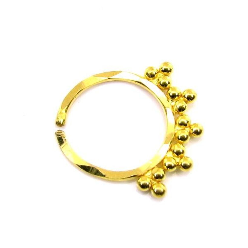 Luxurious Piercing Real 22k Yellow Gold