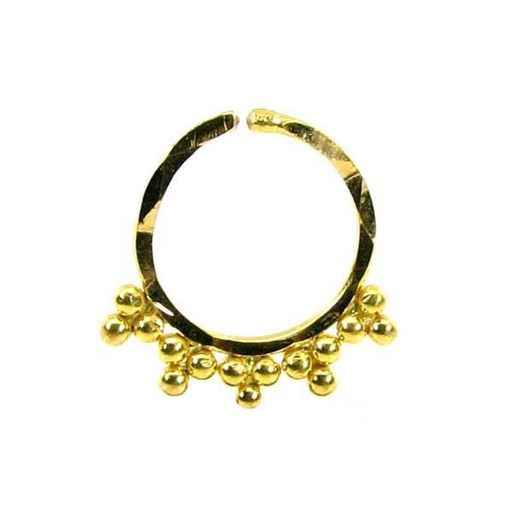 Luxurious Piercing Real 22k Yellow Gold