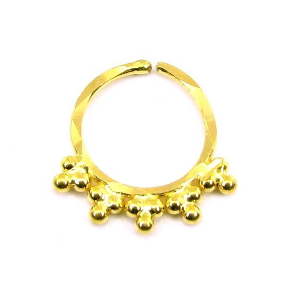 Luxurious Piercing Real 22k Yellow Gold