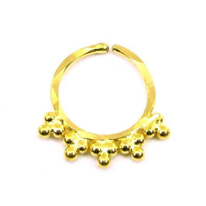 Luxurious Piercing Real 22k Yellow Gold