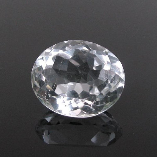 29.95Ct-Natural-White-Crystal-Quartz-Oval-Cut-Gemstone