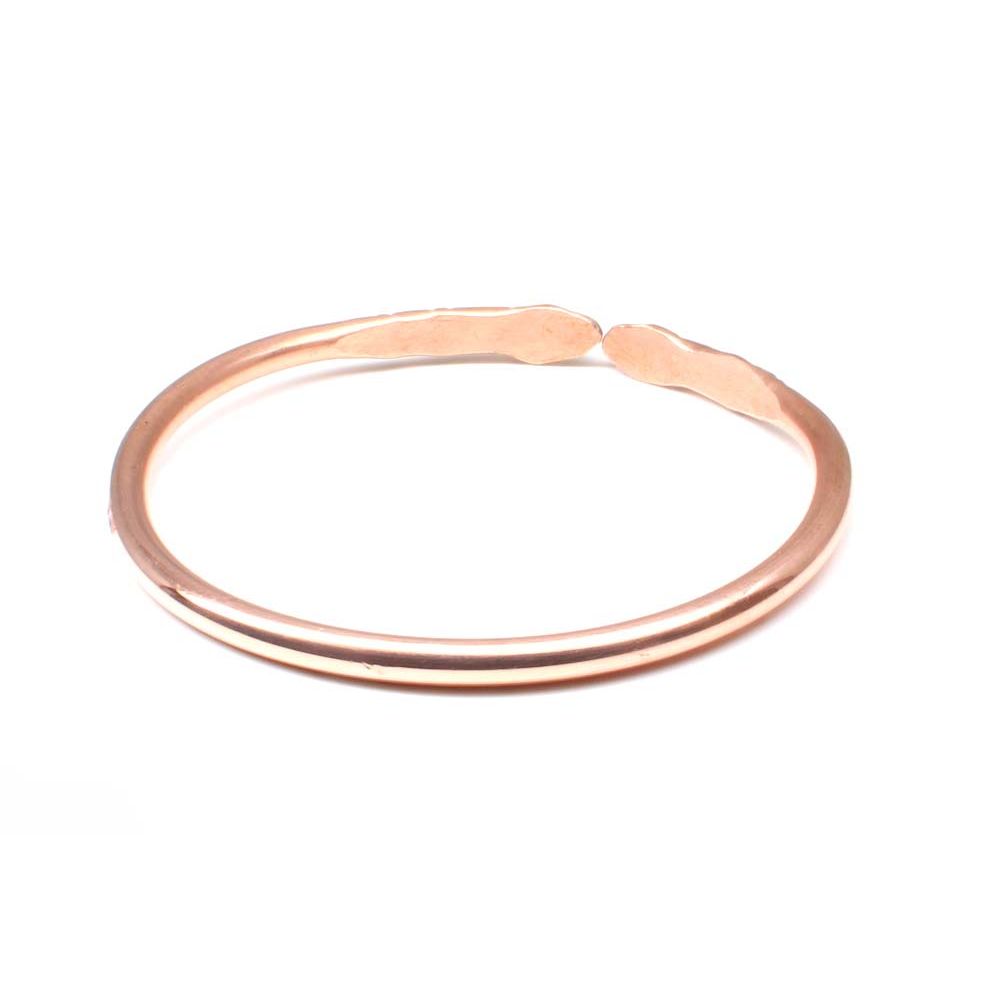 Snake Face Round Copper Bangle Bracelet Kada 5.9 cm