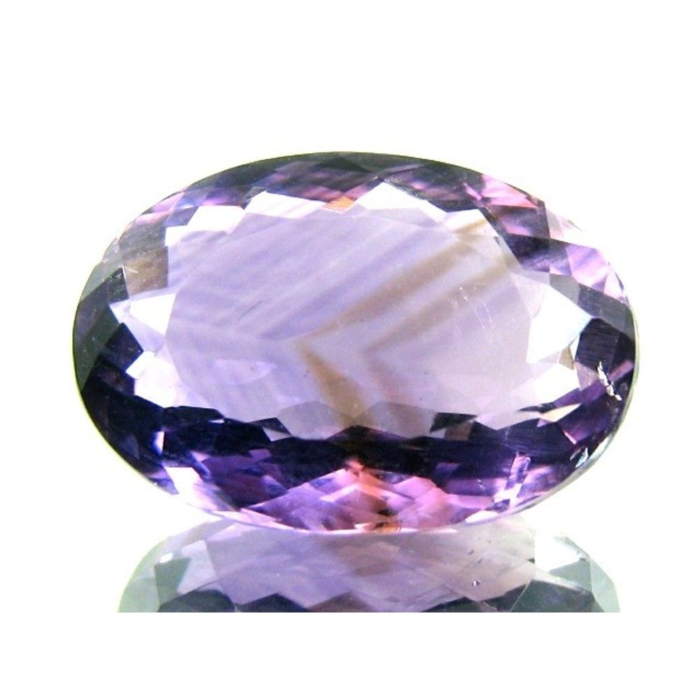 Certified-18.23Ct-Natural-Amethyst-(Katella)-Cushion-Checker-Faceted-Gemstone