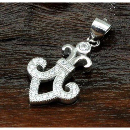 Platinum Finish Pure 925 Sterling Silver Pendant