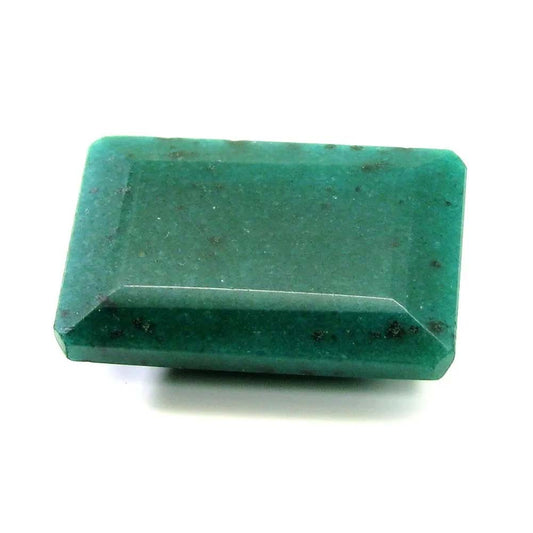 Huge 169.8Ct Natural Brazilian Green Quartz Gemstone in Emerald Color Rectangle