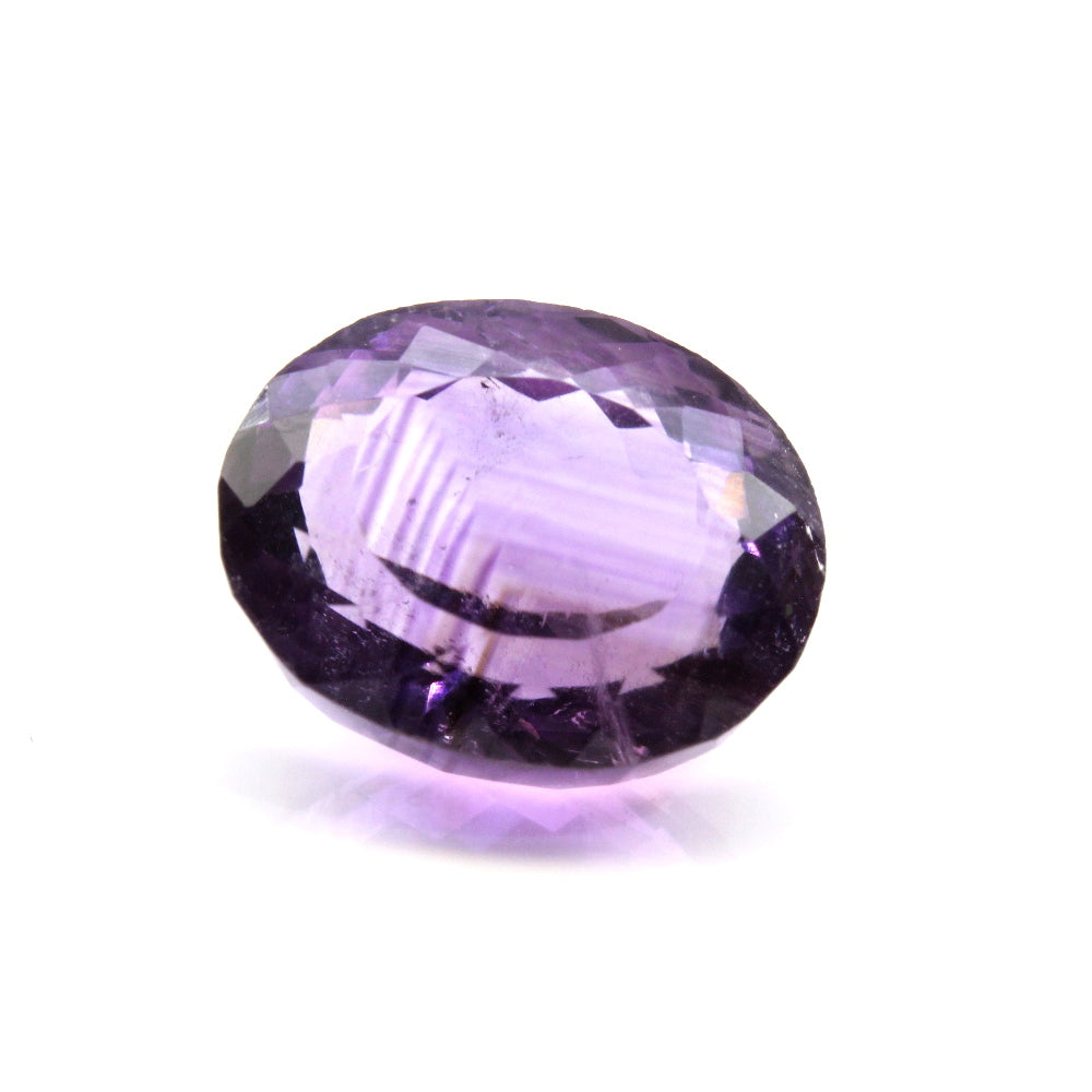 11.3Ct Natural Amethyst (Katella) Oval Faceted Purple Gemstone