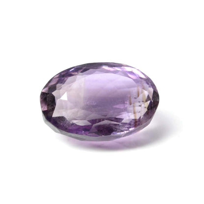 8.95Ct Natural Amethyst (Katella) Oval Faceted Purple Gemstone