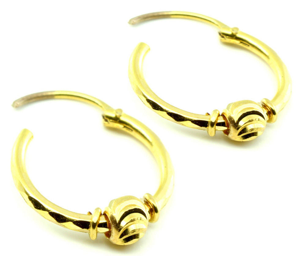 14k Solid Yellow Gold EARRINGS