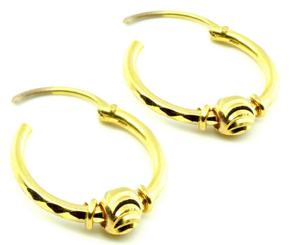 14k Solid Yellow Gold EARRINGS