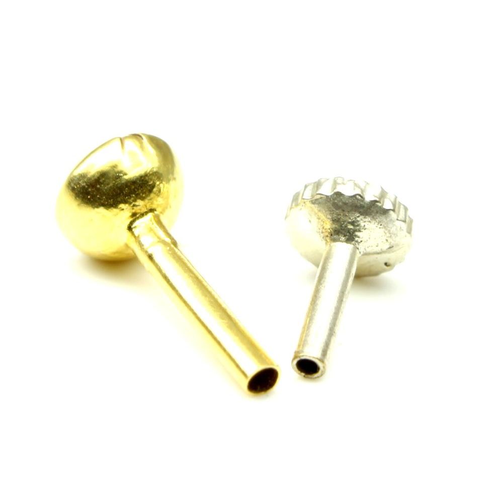 Real gold Nath With push pin for women