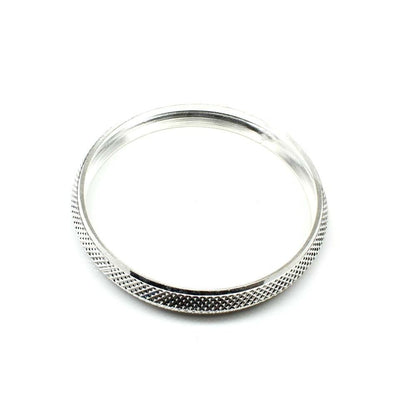 Fine Sterling Silver Men's Solid Punjabi Silver Kada Bangle