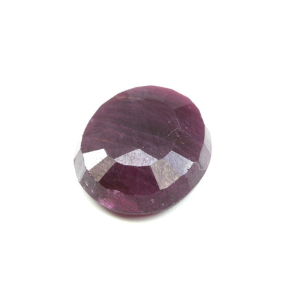 Certified 6.79Ct Natural Untreated Ruby (Manik) Oval Rashi Sun Gemstone