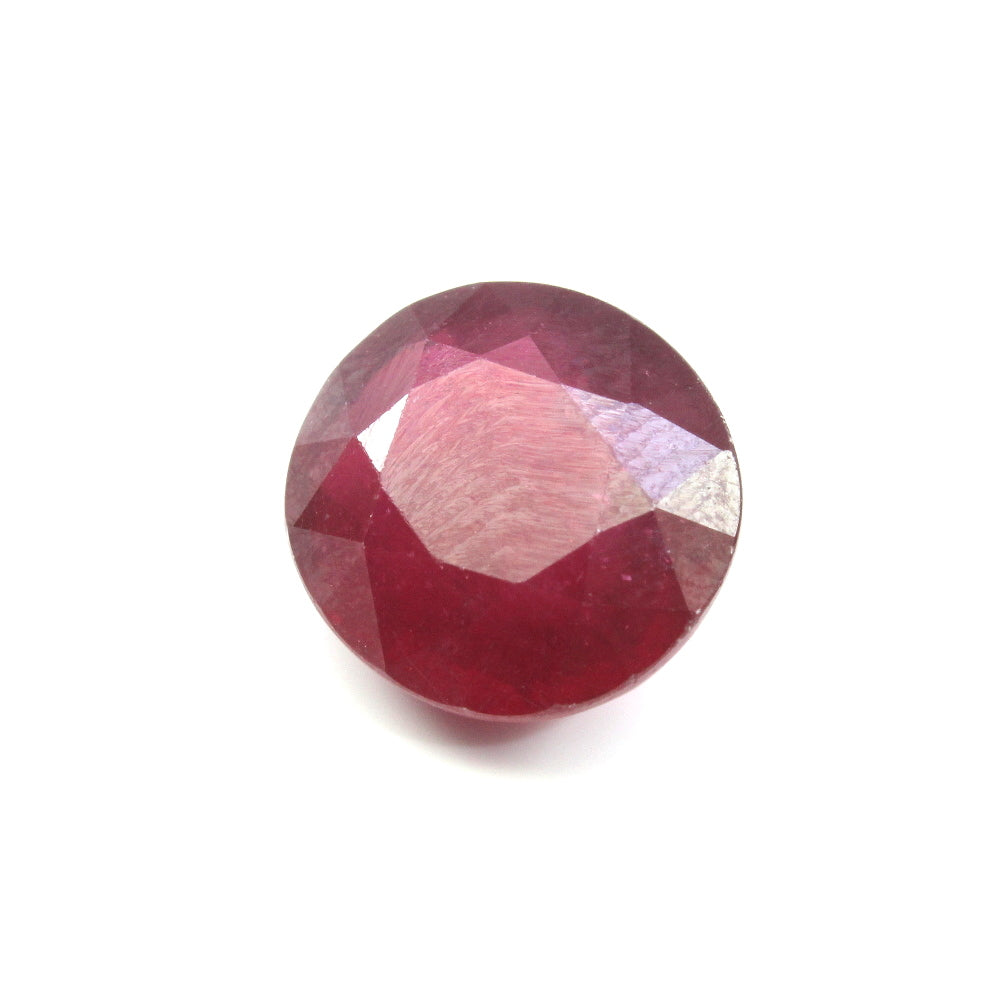 Certified 5.43Ct Natural Untreated Ruby (Manik) Oval Rashi Sun Gemstone