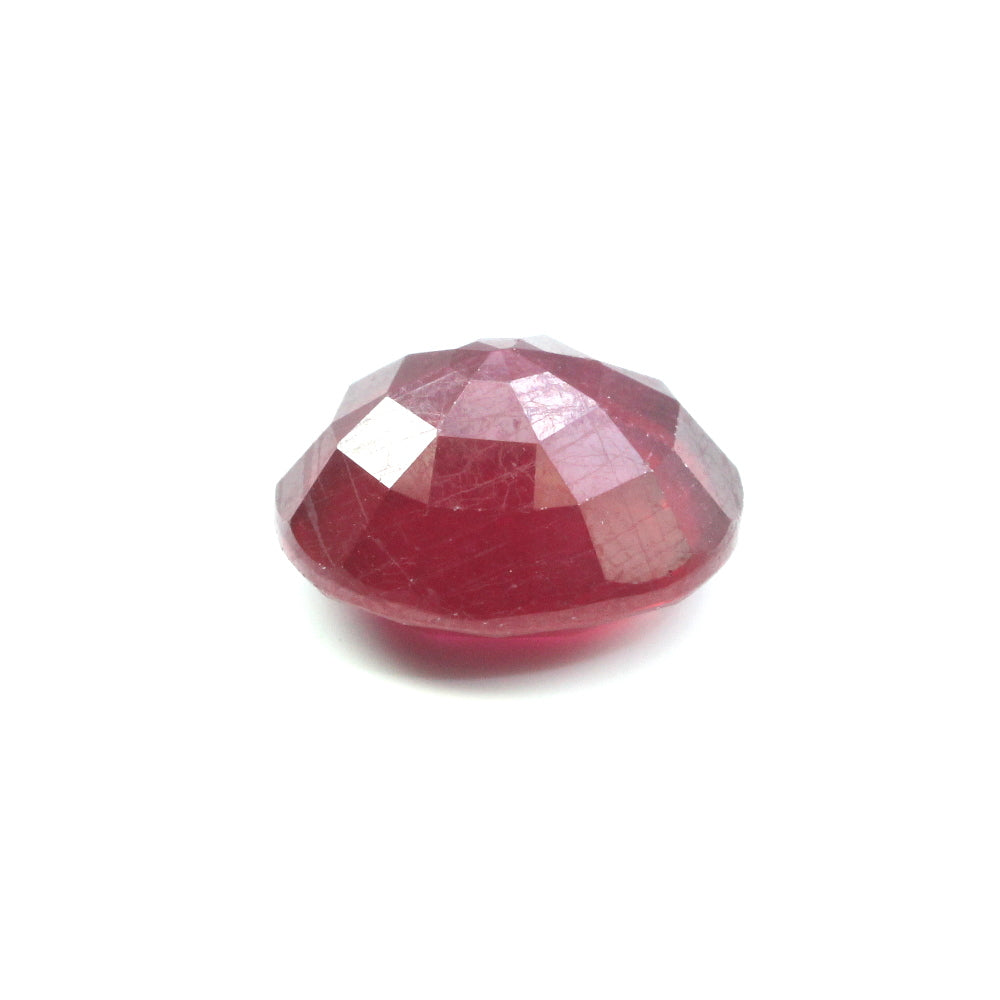 Certified 5.43Ct Natural Untreated Ruby (Manik) Oval Rashi Sun Gemstone