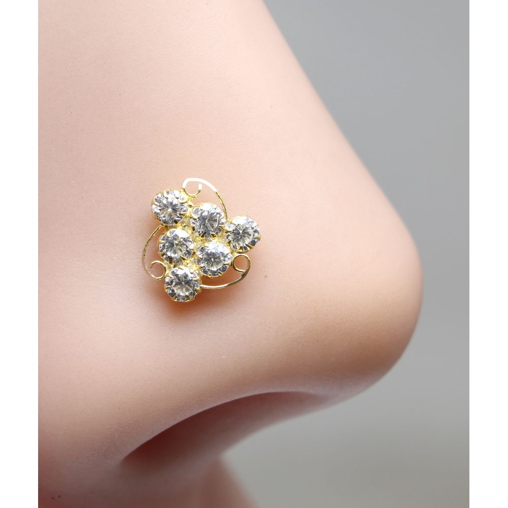 real-gold-nose-stud-14k-ethnic-white-cz-indian-piercing-nose-ring-push-pin-7672