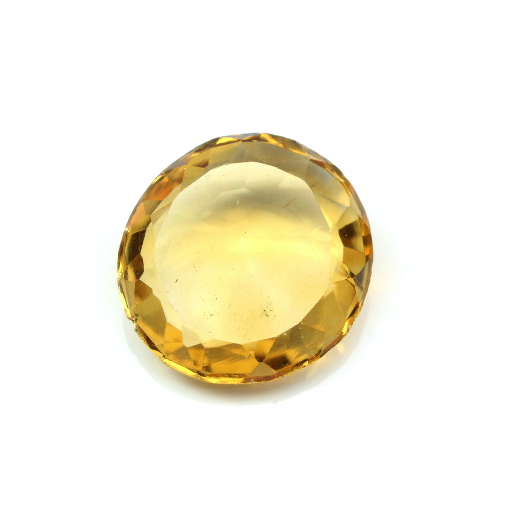 Certified 3.68Ct Natural Yellow Citrine (Sunella) Oval Faceted Gemstone