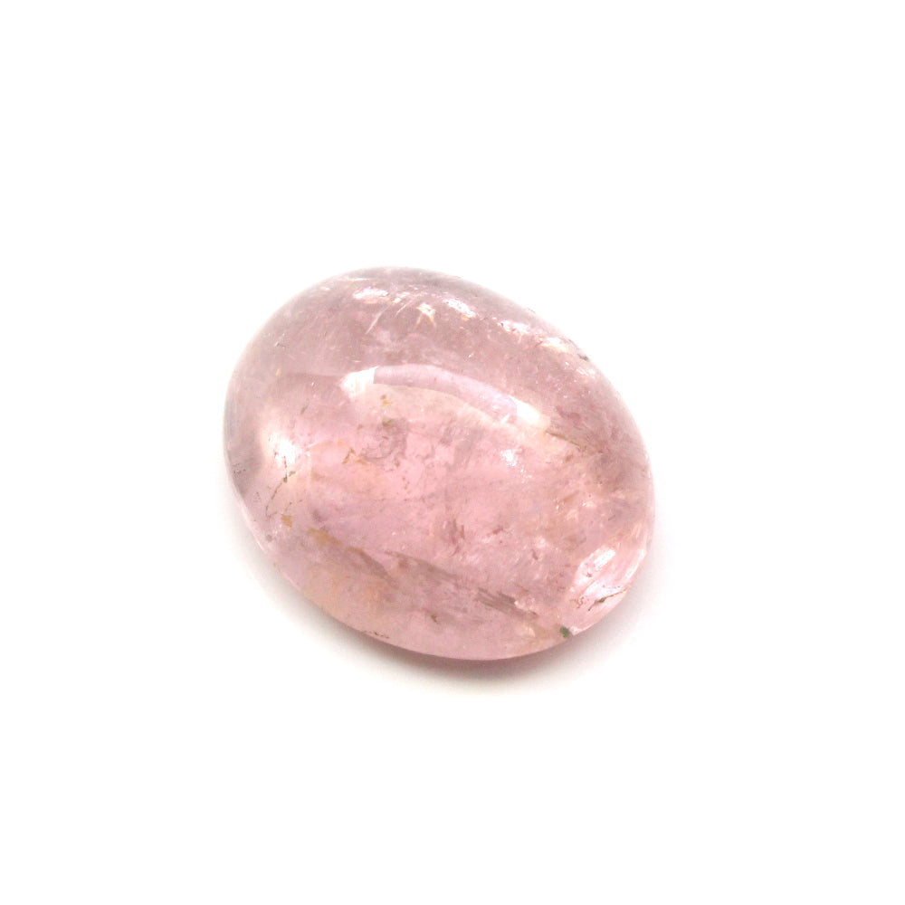 Certified 2.96Ct Natural Pink Tourmaline Oval Cabochon Gemstone