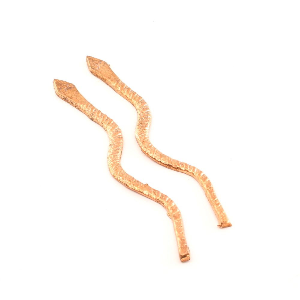 Pure Copper Nag Nagin joda pair for Snake nag dosh remedies & pooja