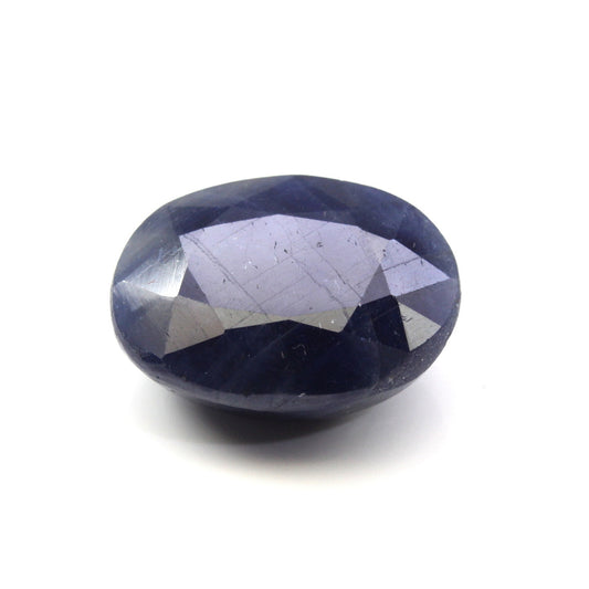 Certified 10.67Ct Natural Blue Sapphire (Neelam) Oval Cut Gemstone