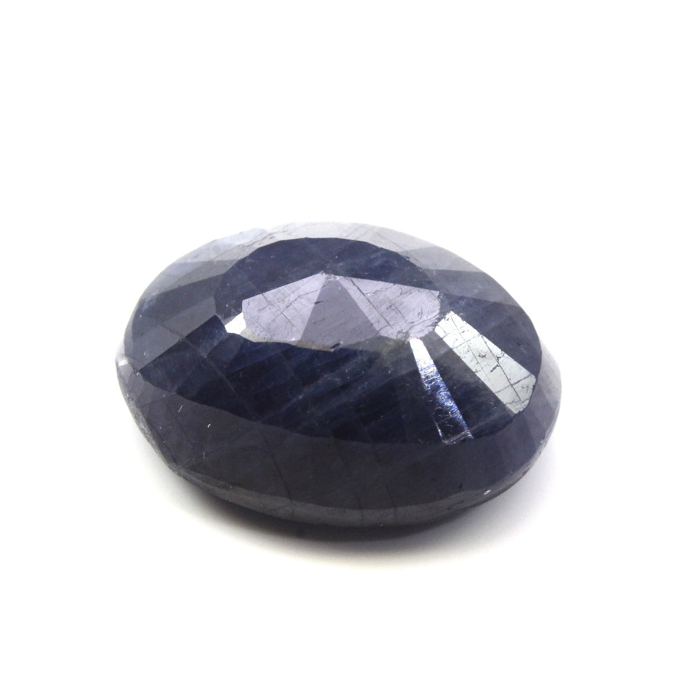 Certified 10.67Ct Natural Blue Sapphire (Neelam) Oval Cut Gemstone