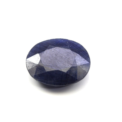 Certified 5.43Ct Natural Blue Sapphire (Neelam) Oval Cut Gemstone