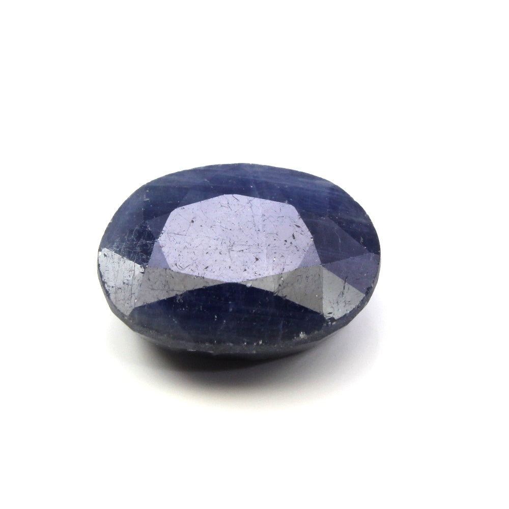 Certified 5.28Ct Natural Blue Sapphire (Neelam) Oval Cut Gemstone