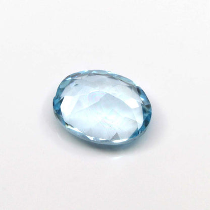 CERTIFIED 3.82Ct Natural Blue TOPAZ Oval Faceted Clear Gemstone